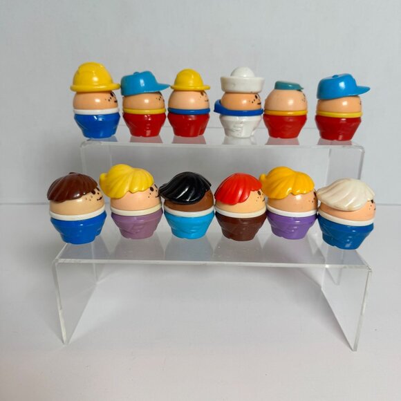 Vintage Fisher Price Toddle Tots Lot of 12 Figures 1980s Little People Style - Picture 2 of 6